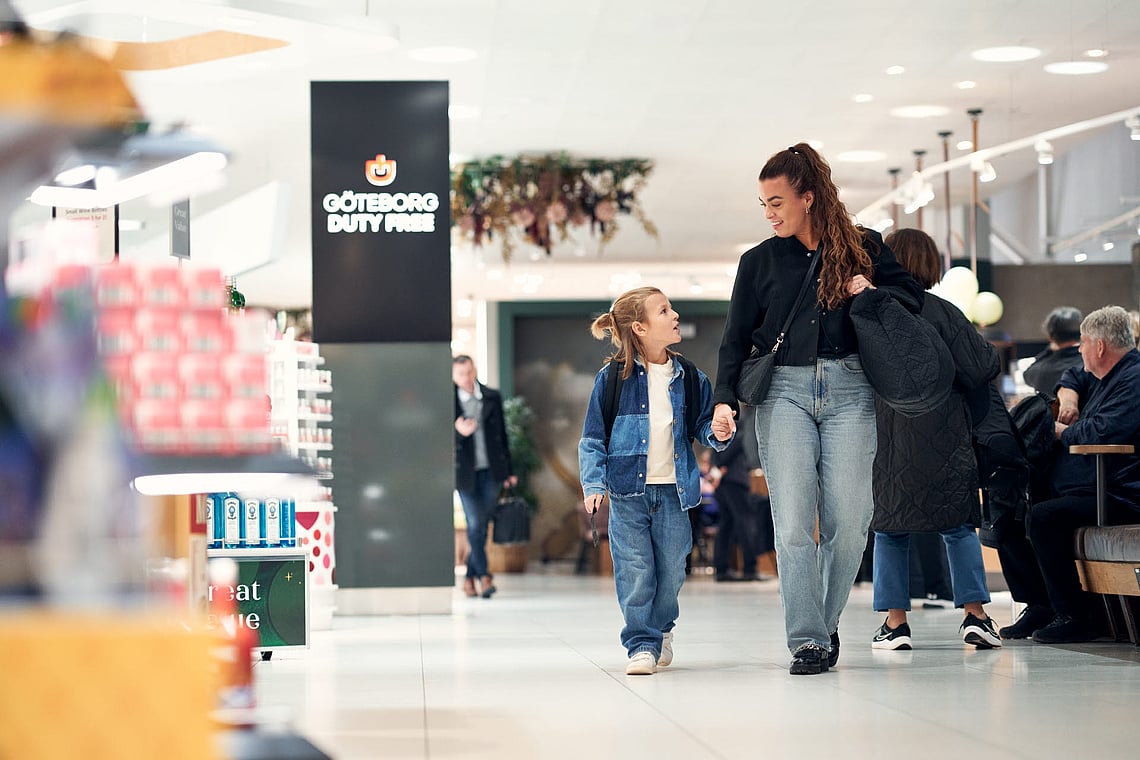 Resenärer på Göteborg Landvetter Airport