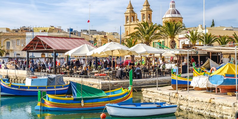 Malta Marsaxlokk town